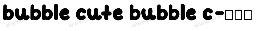bubble cute bubble c字体转换